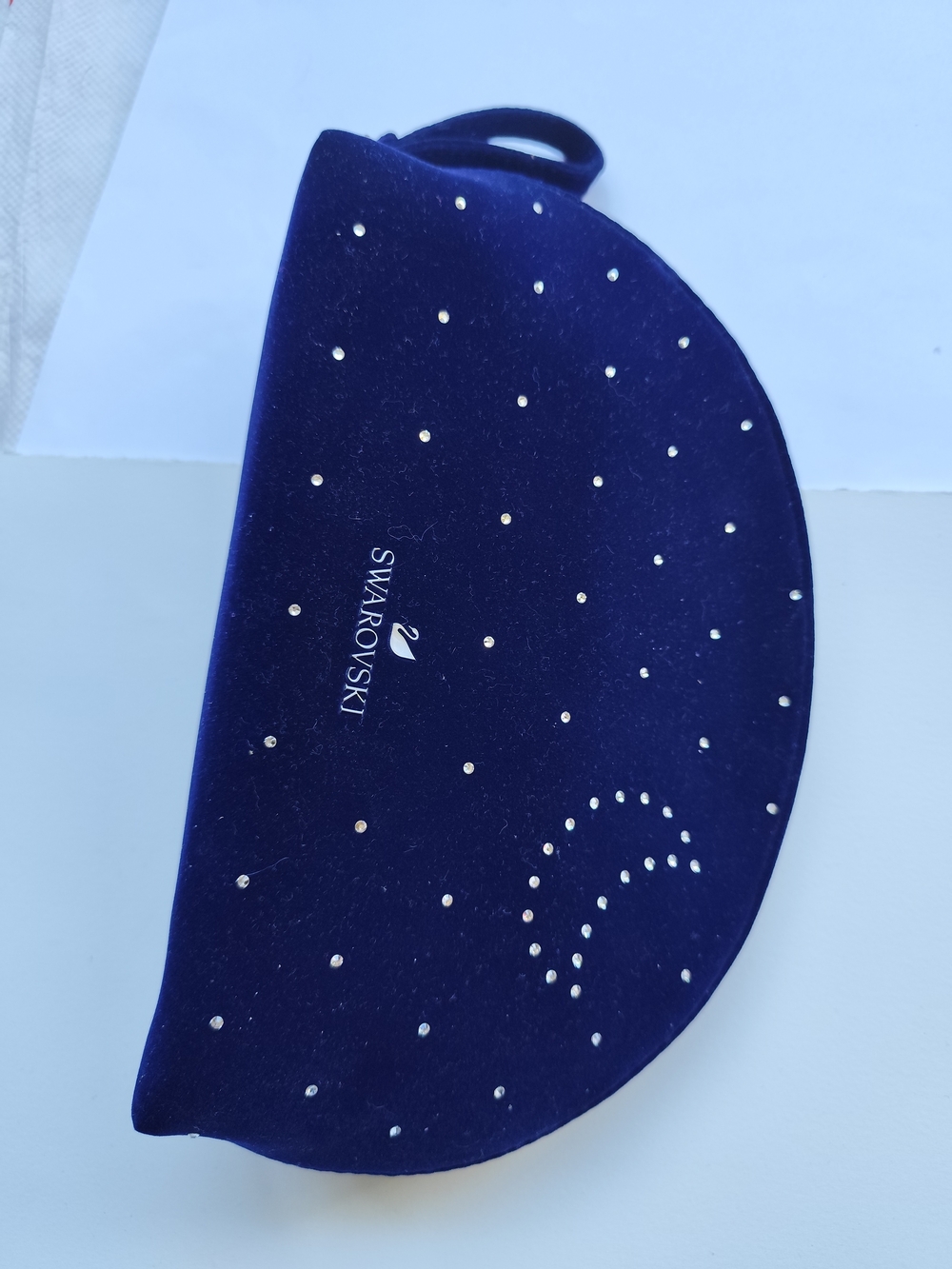 Swarovski Bejeweled Midnight Blue Velvet Bag